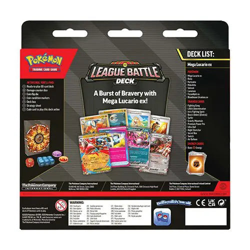 Pokemon TCG Mega Lucario ex League Battle Deck